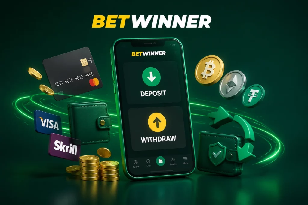 Как пополнить депозит и вывести средства в Betwinner